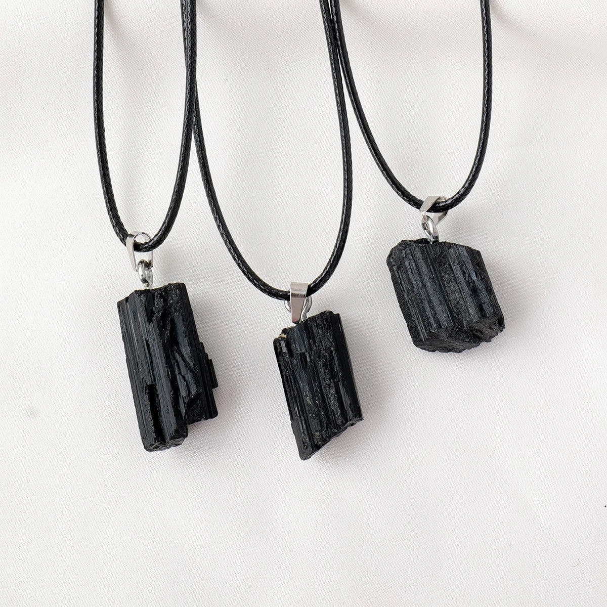 Pendentif en Tourmaline Noire - Force & Ancrage