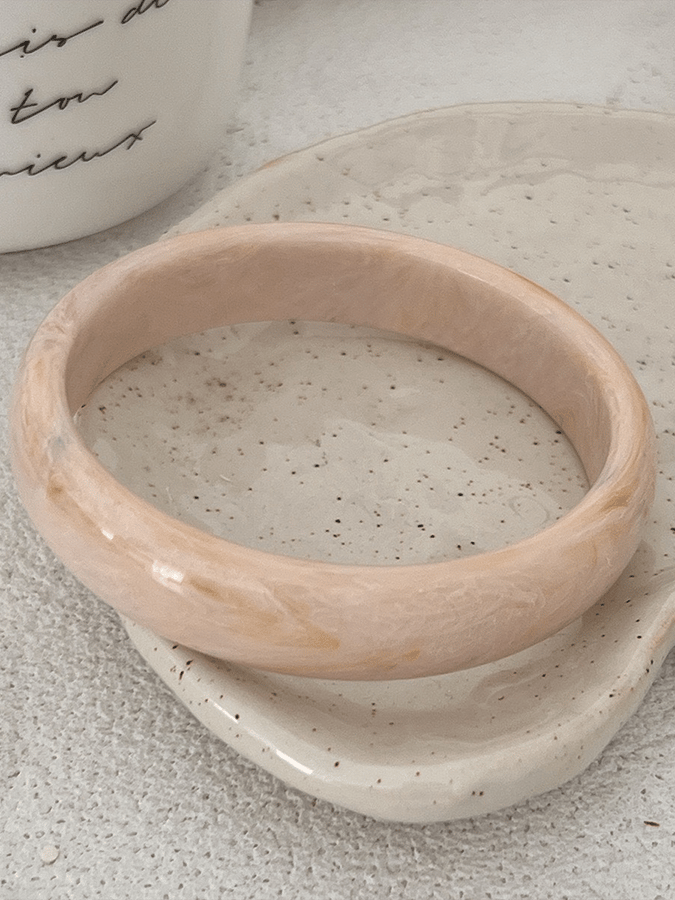Bracelet en Marbre Ethnique Vintage pour Femmes