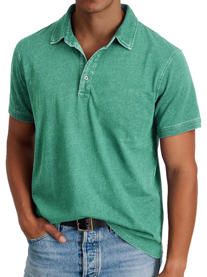 Polo à col pour hommes