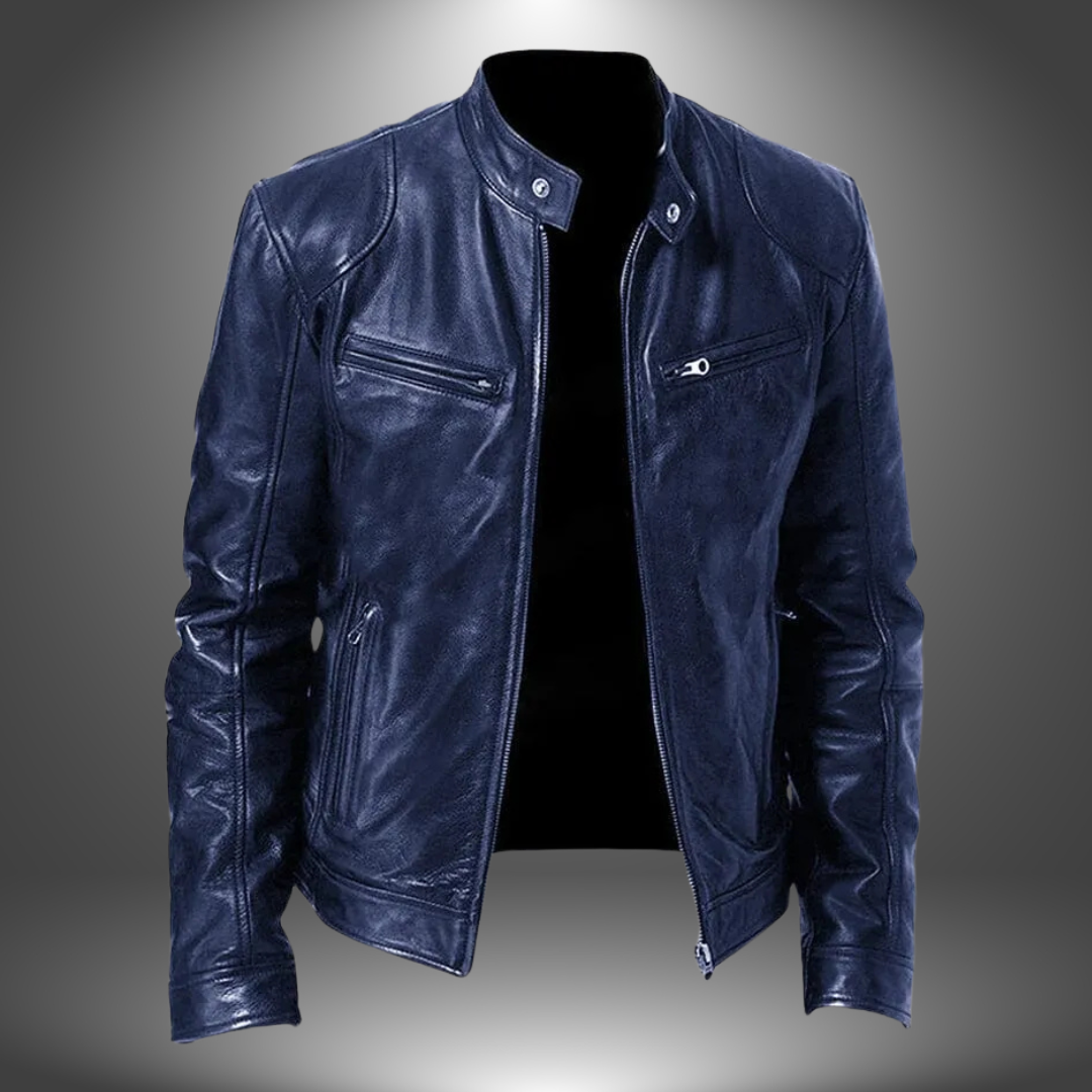 Veste en cuir artisanale pour homme