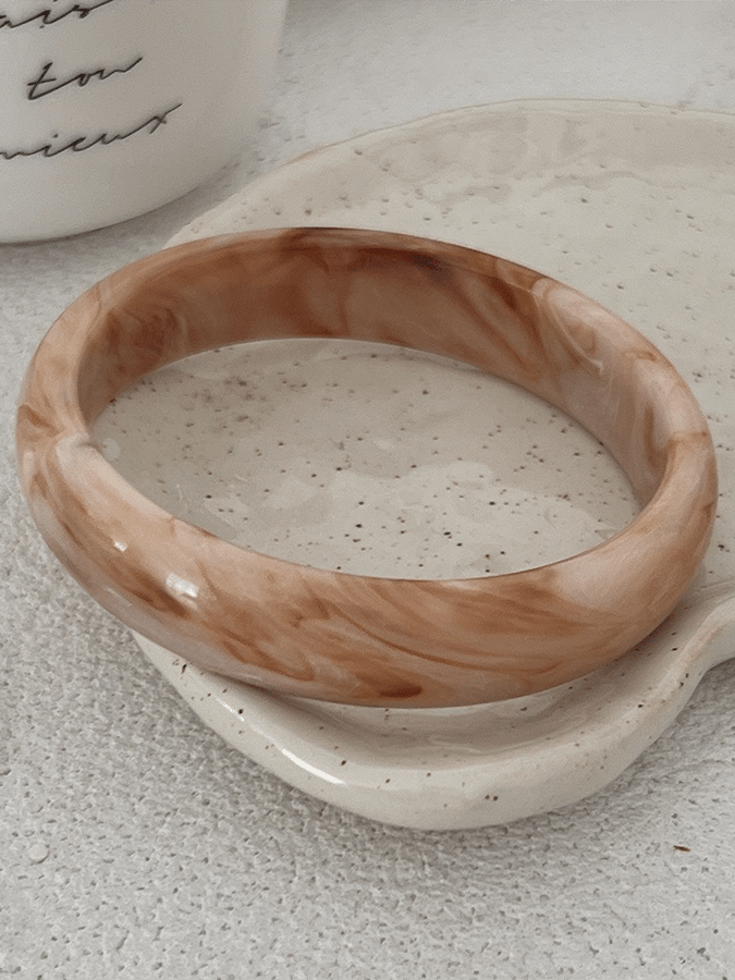 Bracelet en Marbre Ethnique Vintage pour Femmes
