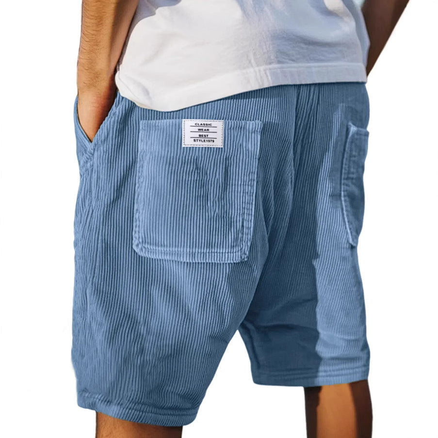 Pantalons courts élégants en velours