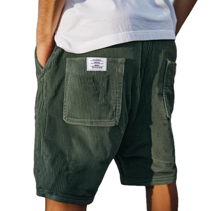 Pantalons courts élégants en velours