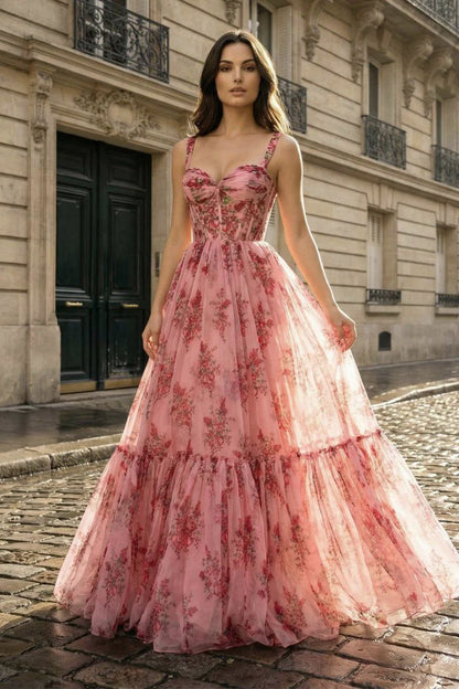 Robe en Tulle à Volants