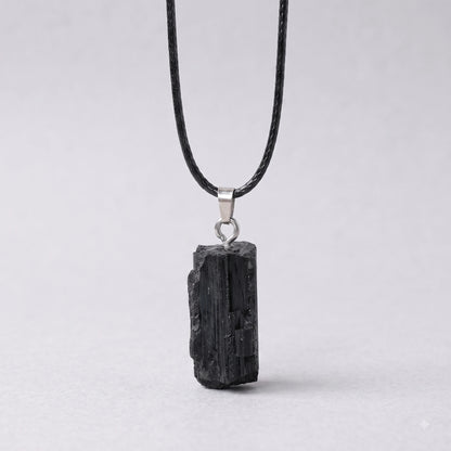 Pendentif en Tourmaline Noire - Force & Ancrage