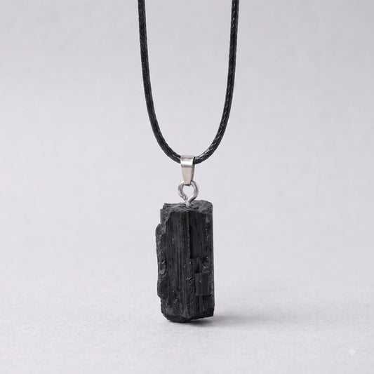 Pendentif en Tourmaline Noire - Force & Ancrage