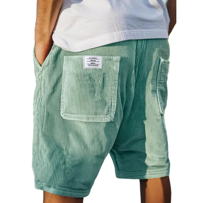 Pantalons courts élégants en velours