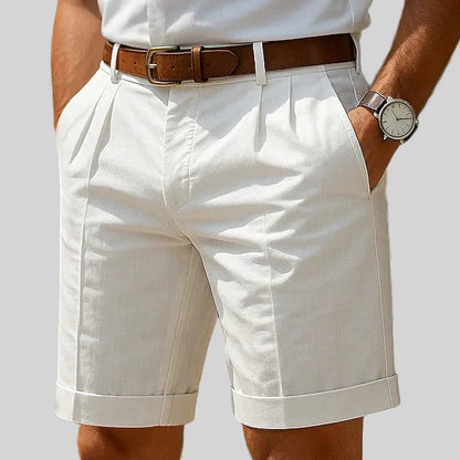 Tailored | Shorts Bermudas plissé